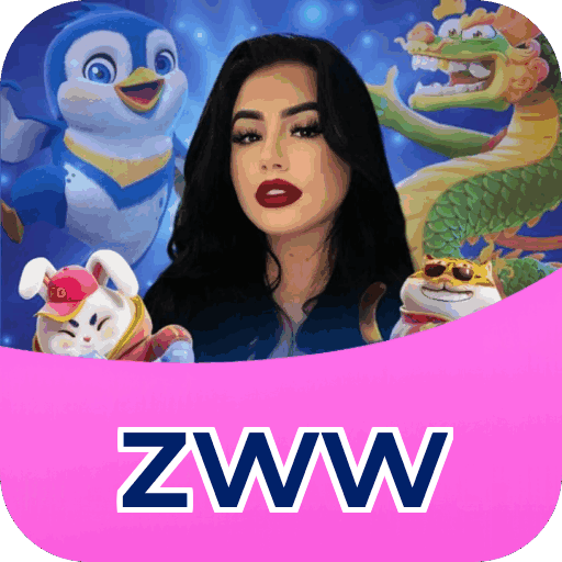 Interface do aplicativo zww mostrando jogos disponíveis no iOS e Android